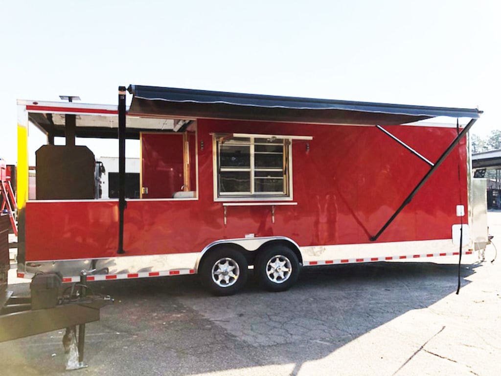 2025 Southern Dimensions 26' Red Concession trailer-Smoker w-Bathroom (SDG-220) - Image 3